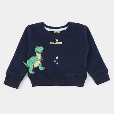 Infant Boys Fleece Sweatshirt Character-NAVY