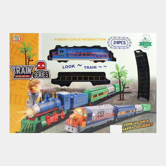 Train Electric Series Look For kids - 24Pcs