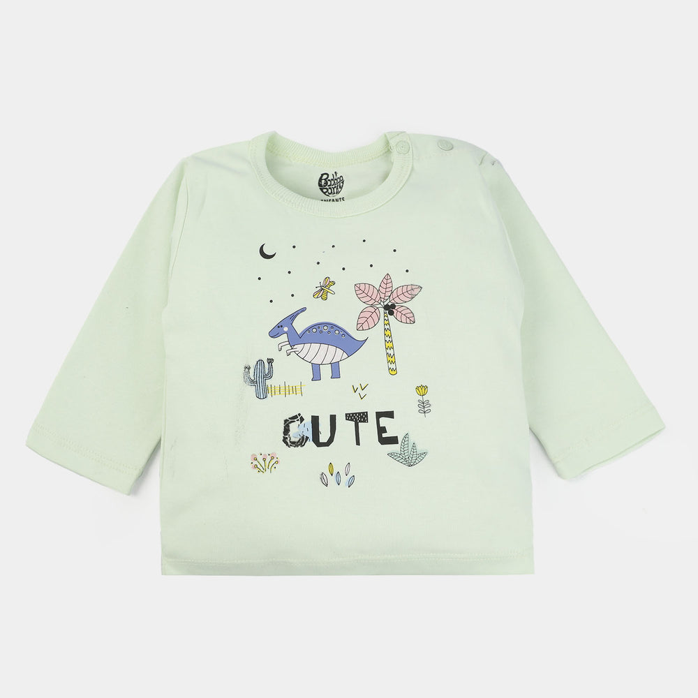 GIRLS COTTON 2PCS CUTE SUIT - GREEN