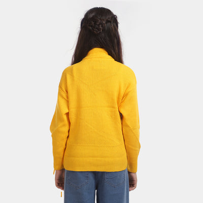 Girls Sweater -Yellow