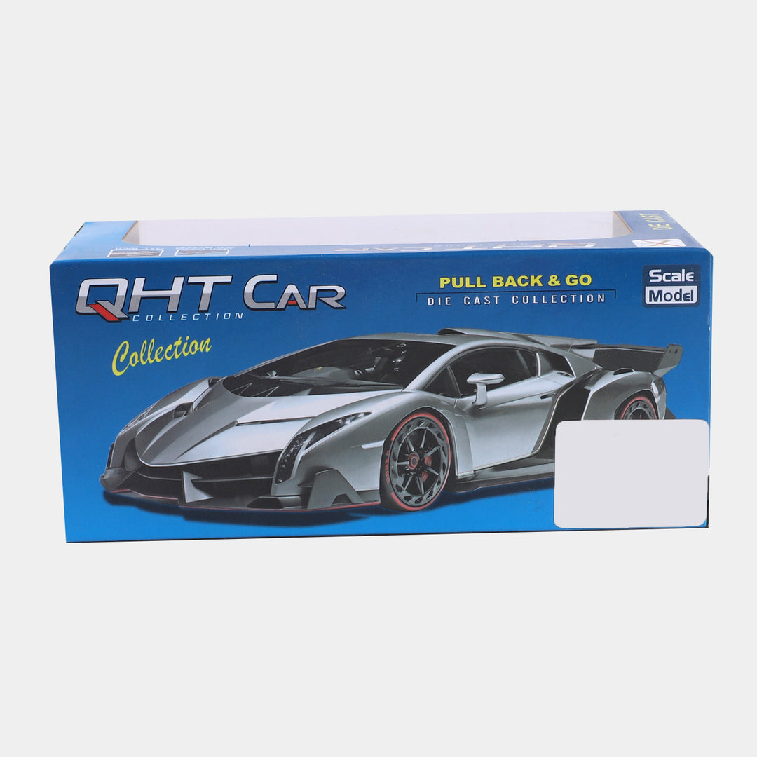 Die-Cast Model Pullback Car With Light Sound