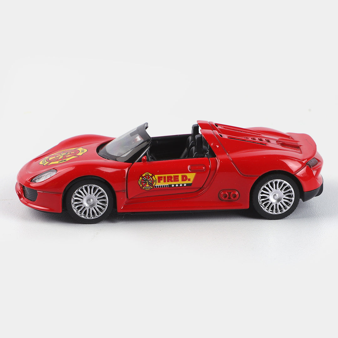 Die-Cast Model Pullback Car With Light Sound