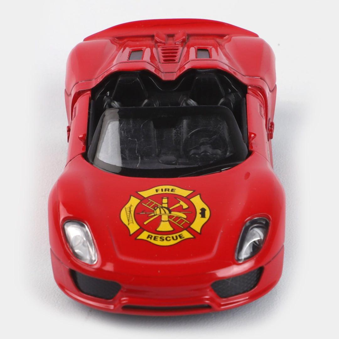 Die-Cast Model Pullback Car With Light Sound