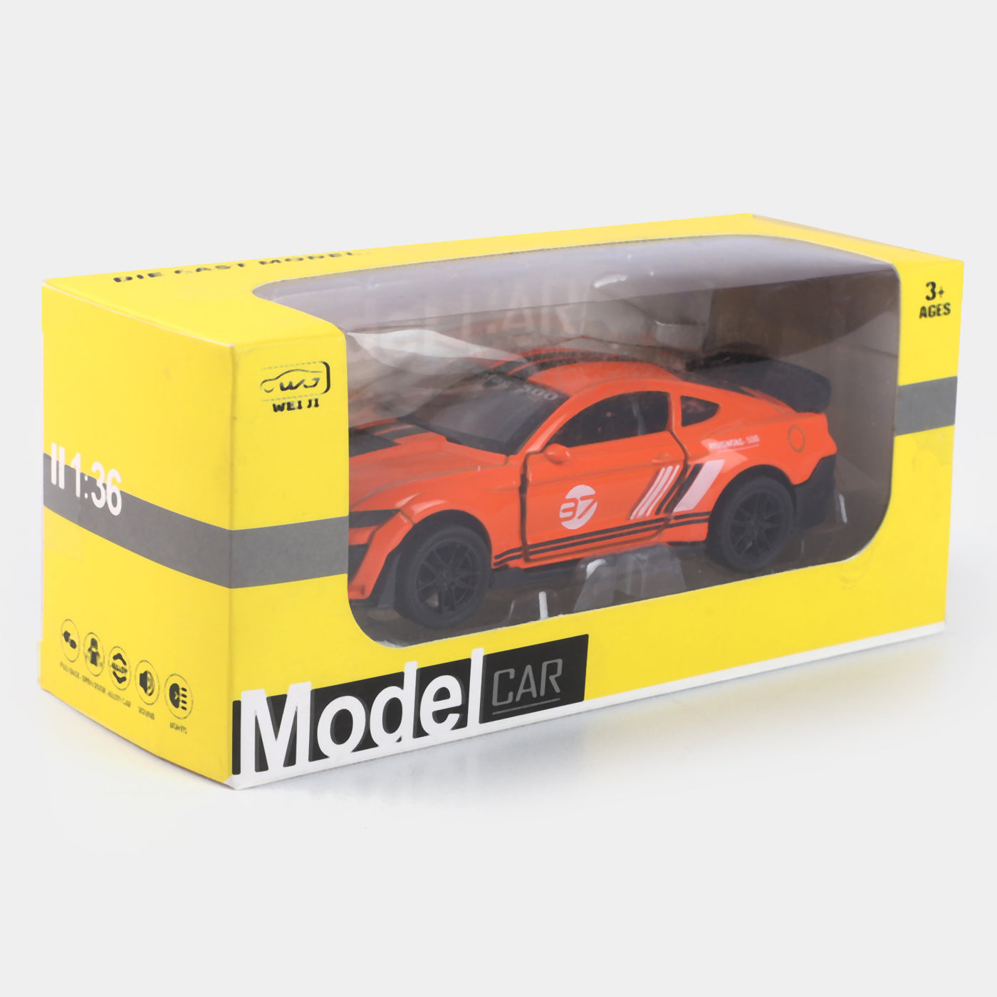 Die-Cast Model Pullback Car With Light Sound