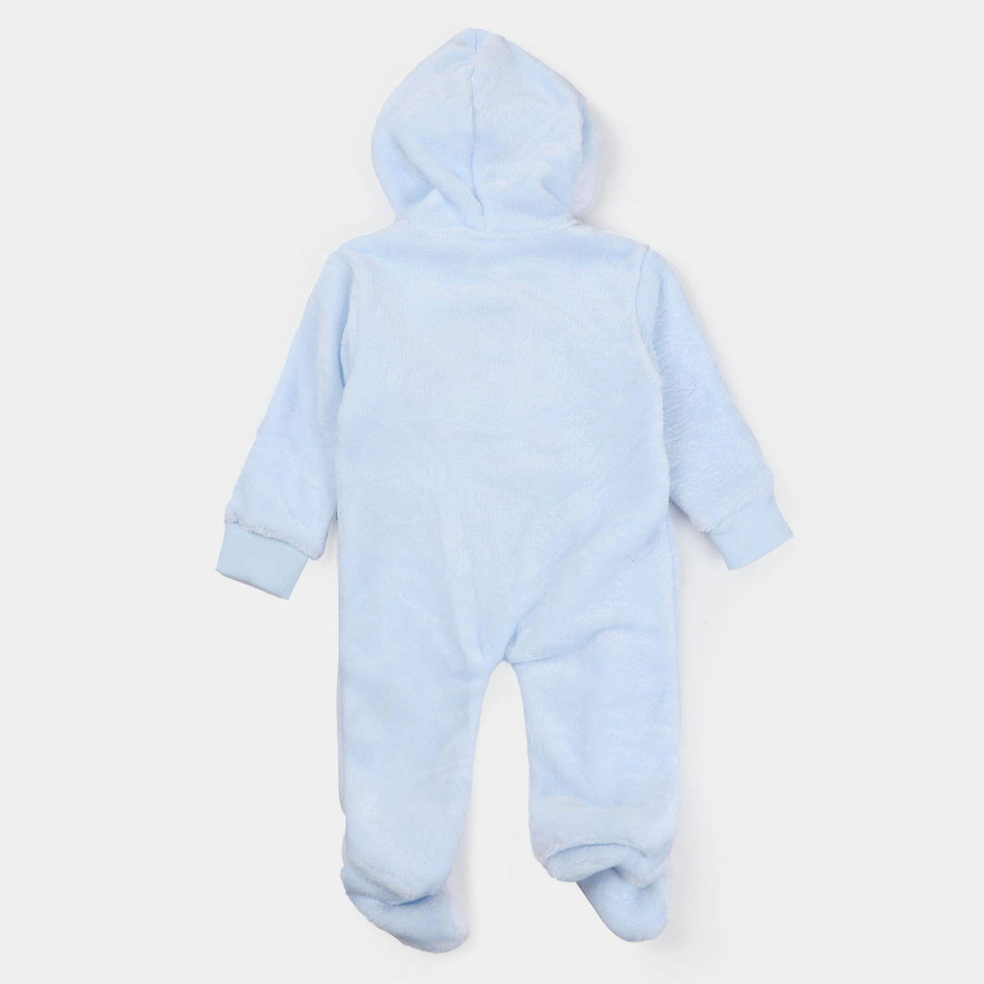 Infant Boys Velour Romper - Blue