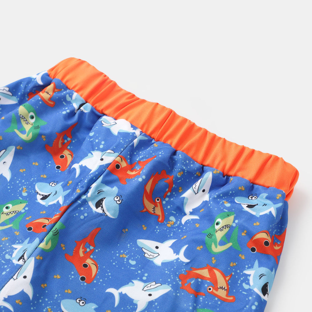 Boys Fish Pond Swimming Short - Blue