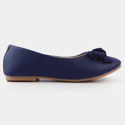 Girls Pumps 1252-NAVY