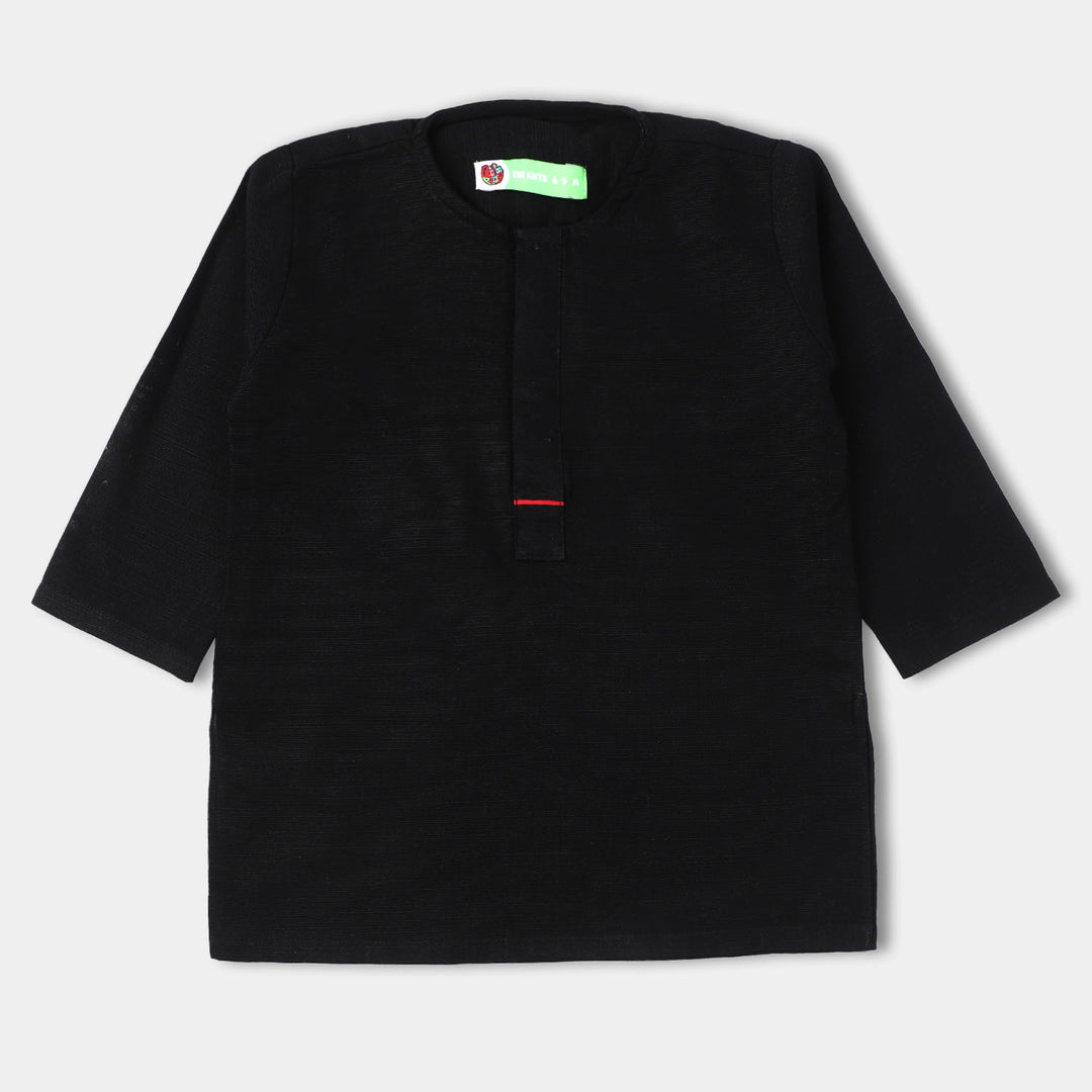 Infant Boys khaddar 3 Piece FW 2023-04-BLACK