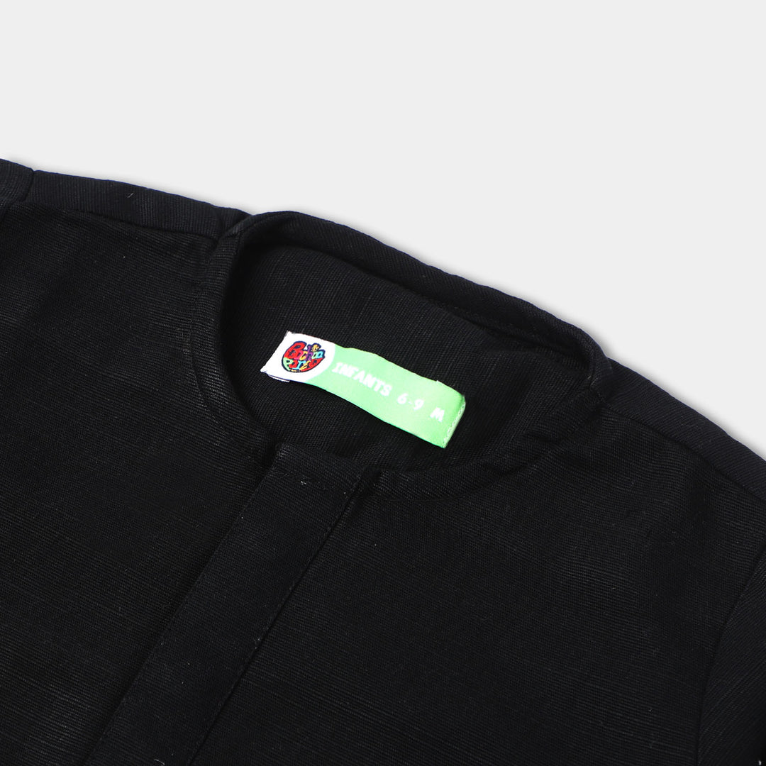 Infant Boys khaddar 3 Piece FW 2023-04-BLACK