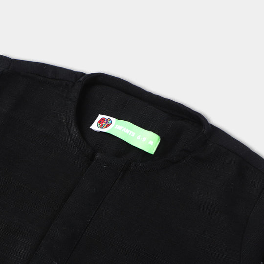 Infant Boys khaddar 3 Piece FW 2023-04-BLACK