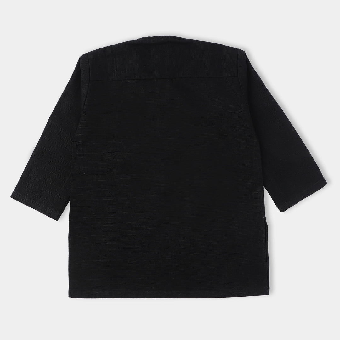 Infant Boys khaddar 3 Piece FW 2023-04-BLACK