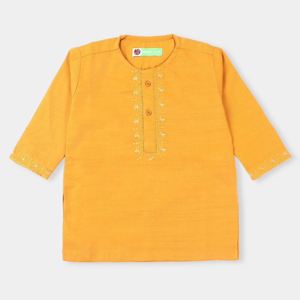 Infant Boys Slub Jersey 3 piece FW 2023-01-Citrus