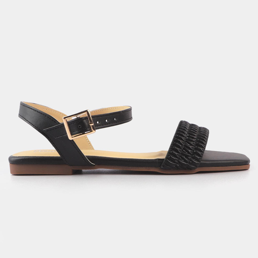 Teen Girls Sandal U-K05-BLACK