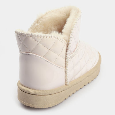 Girls Boots PS-03-White