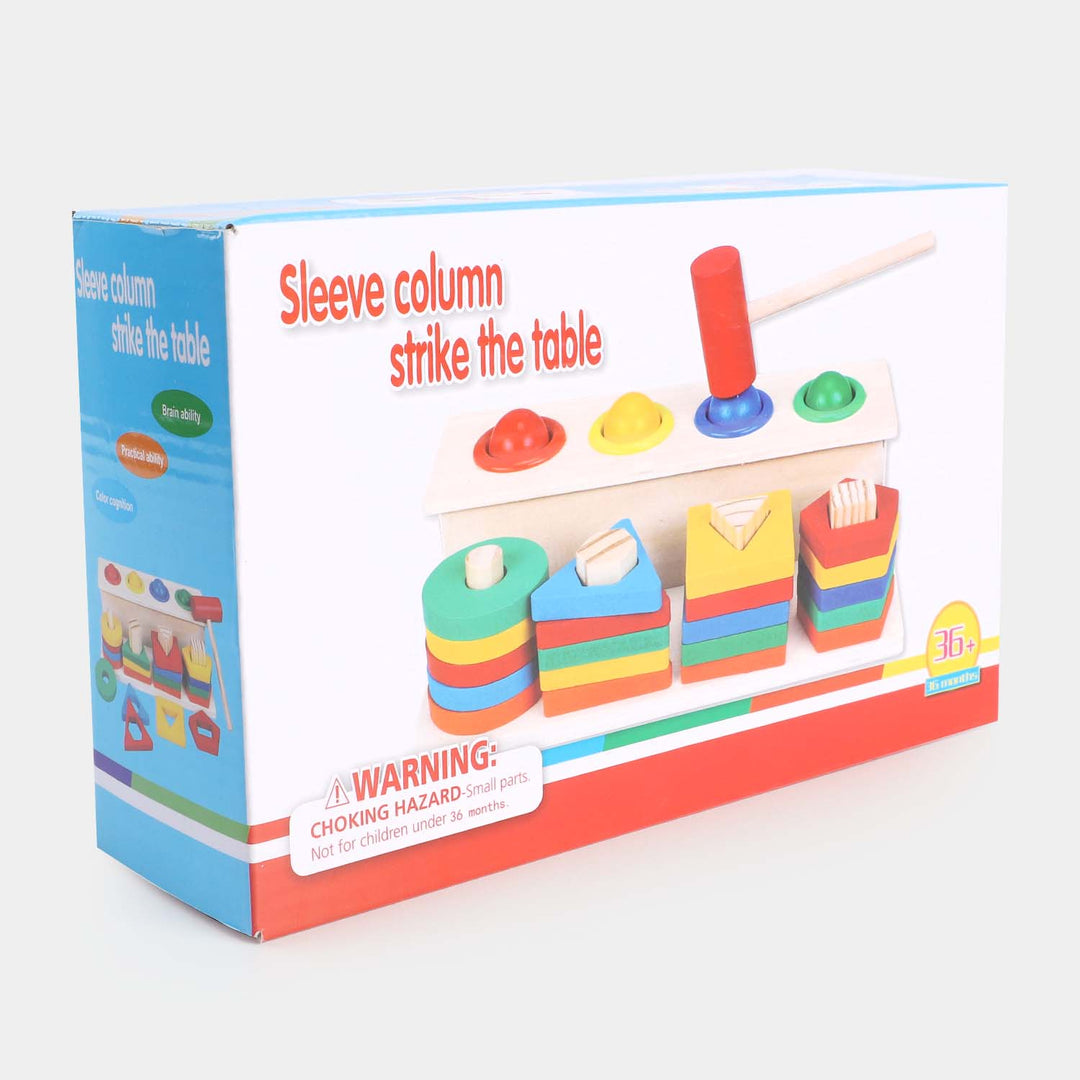 Sleeve Column Strike the Table Play Set For Kids