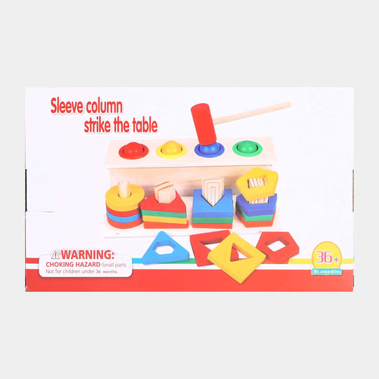 Sleeve Column Strike the Table Play Set For Kids