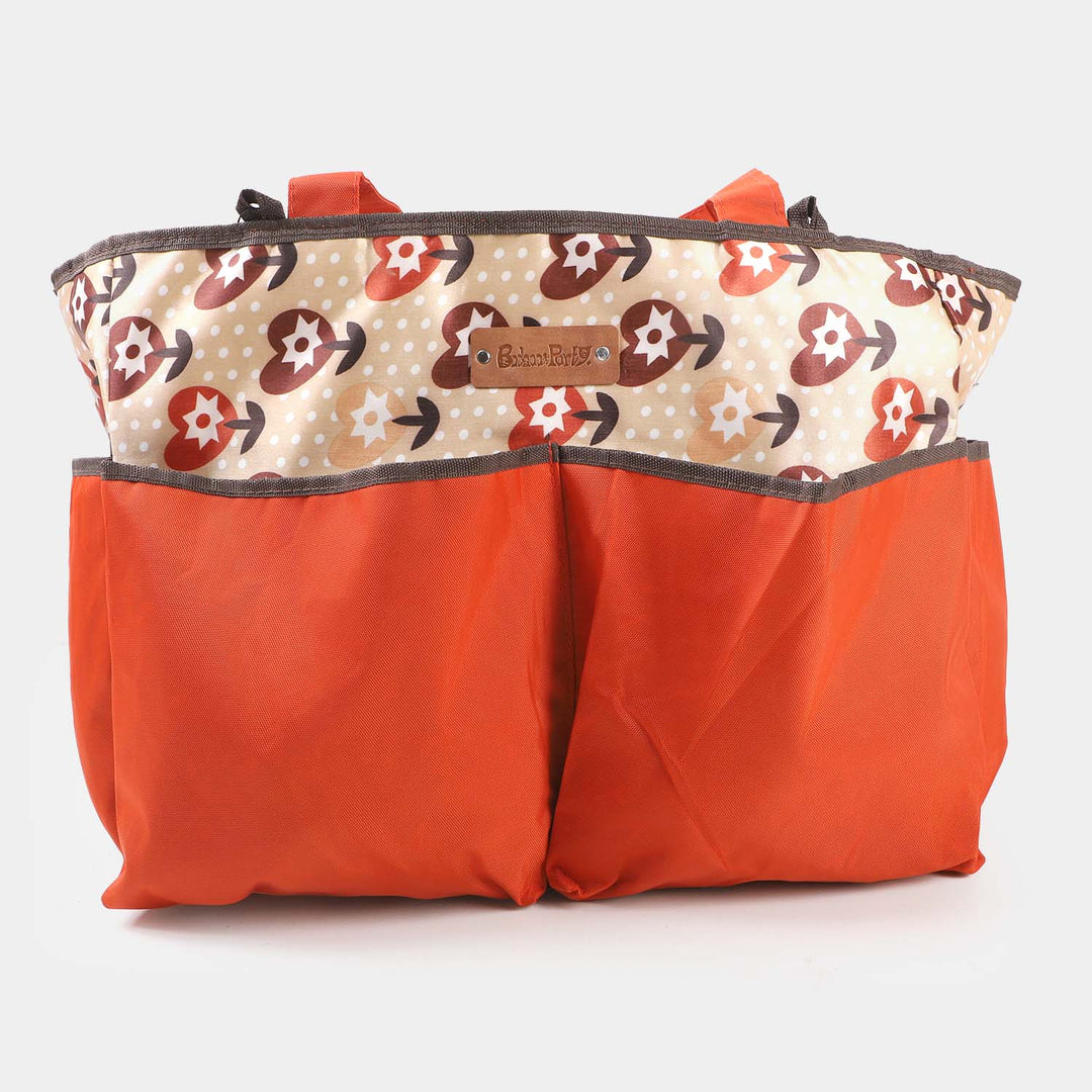 Mother Travel Baby Diaper Bag Large - Orange