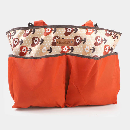 Mother Travel Baby Diaper Bag Large - Orange