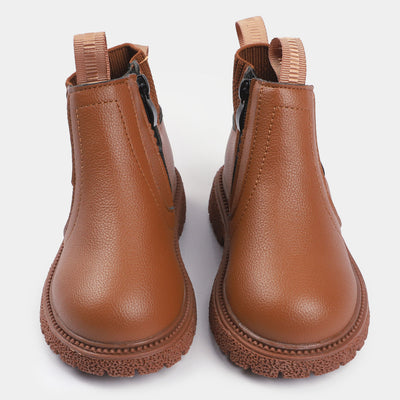 Boys Boots PS-09-BROWN