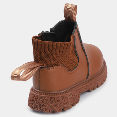 Boys Boots PS-09-BROWN