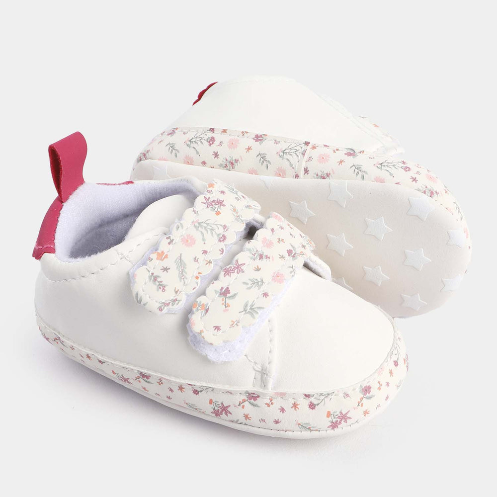 Baby Girls Shoes-White