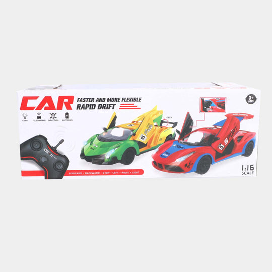 Remote Control Super Sports Racing Car With Light & Sound For Kids