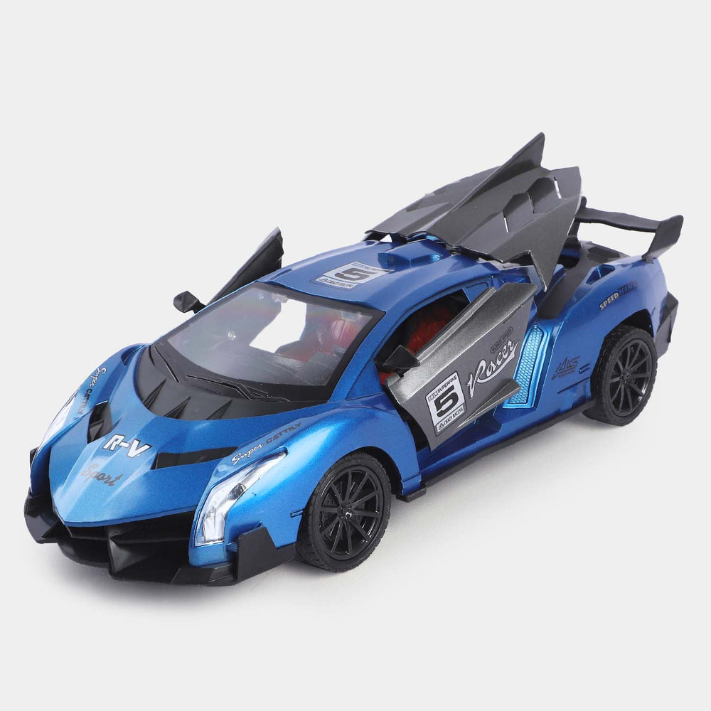 Remote Control Super Sports Racing Car With Light & Sound For Kids