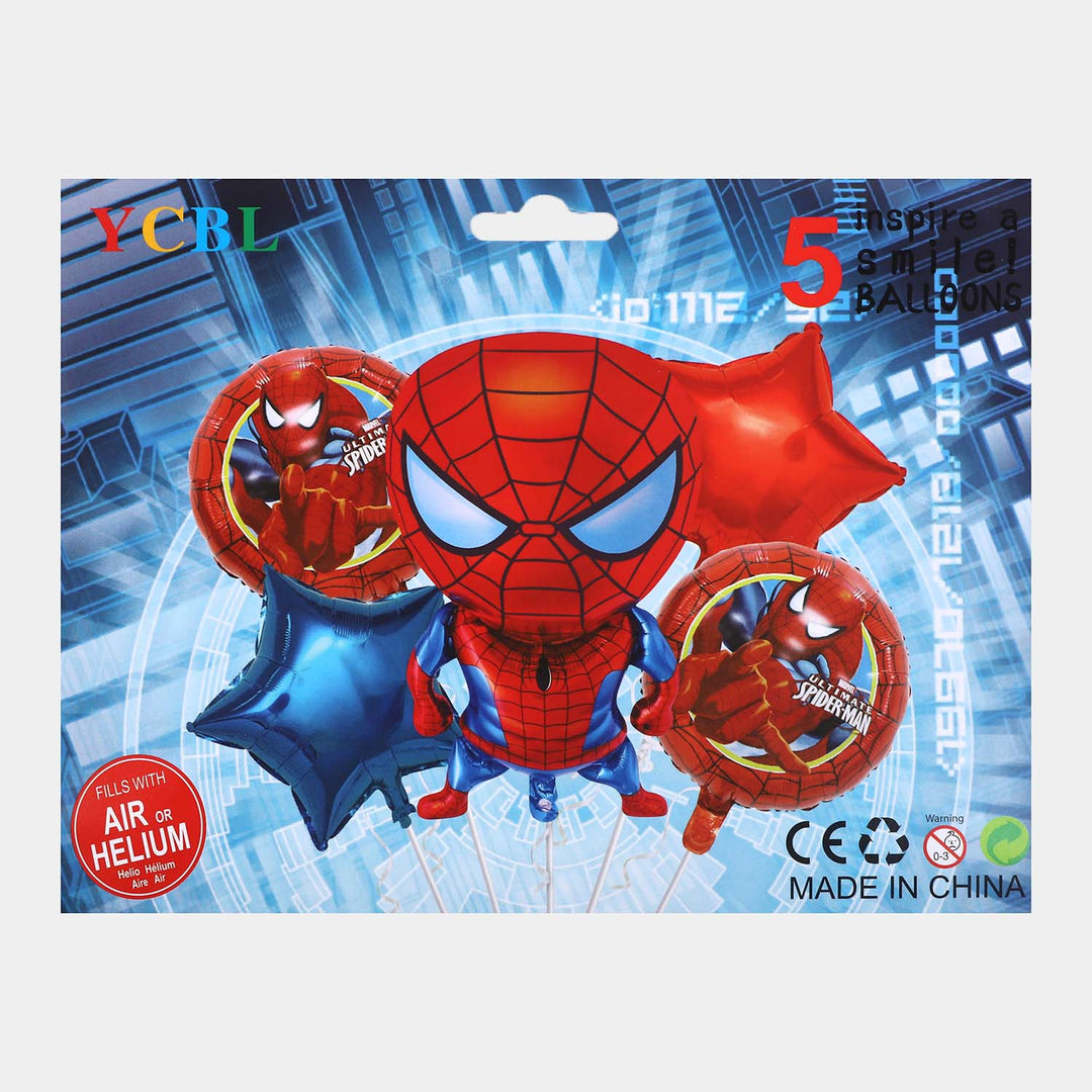 Character Foil Balloon | 5 Pcs