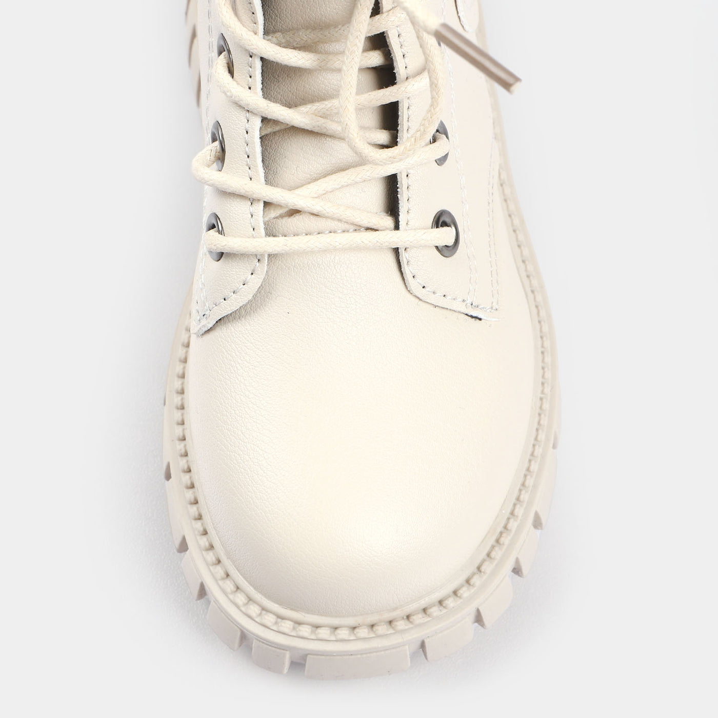 Casual Lace Up Boots For Boys 06 Off-WHITE