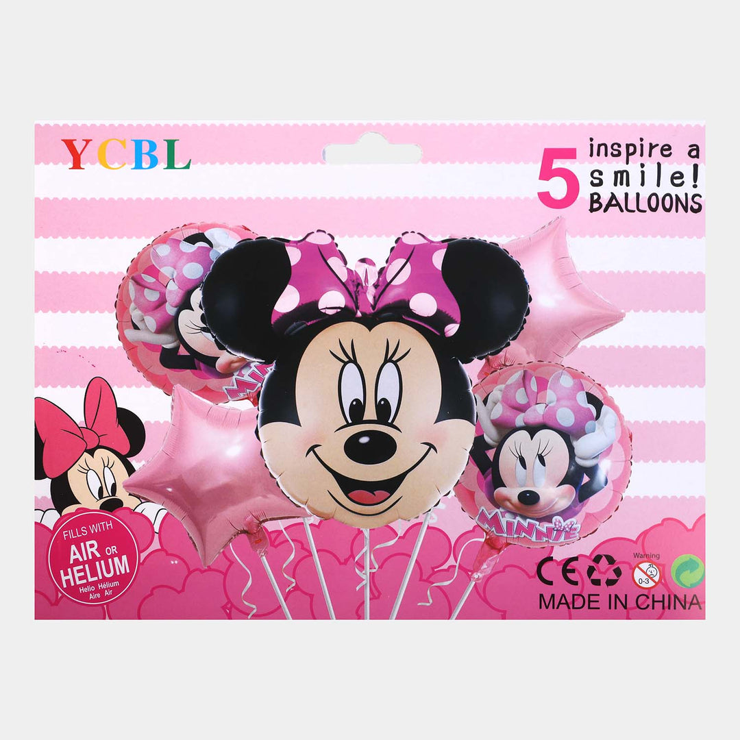 Character Foil Balloon | 5 Pcs