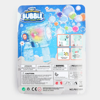 Transparent Automatic Bubble Gun