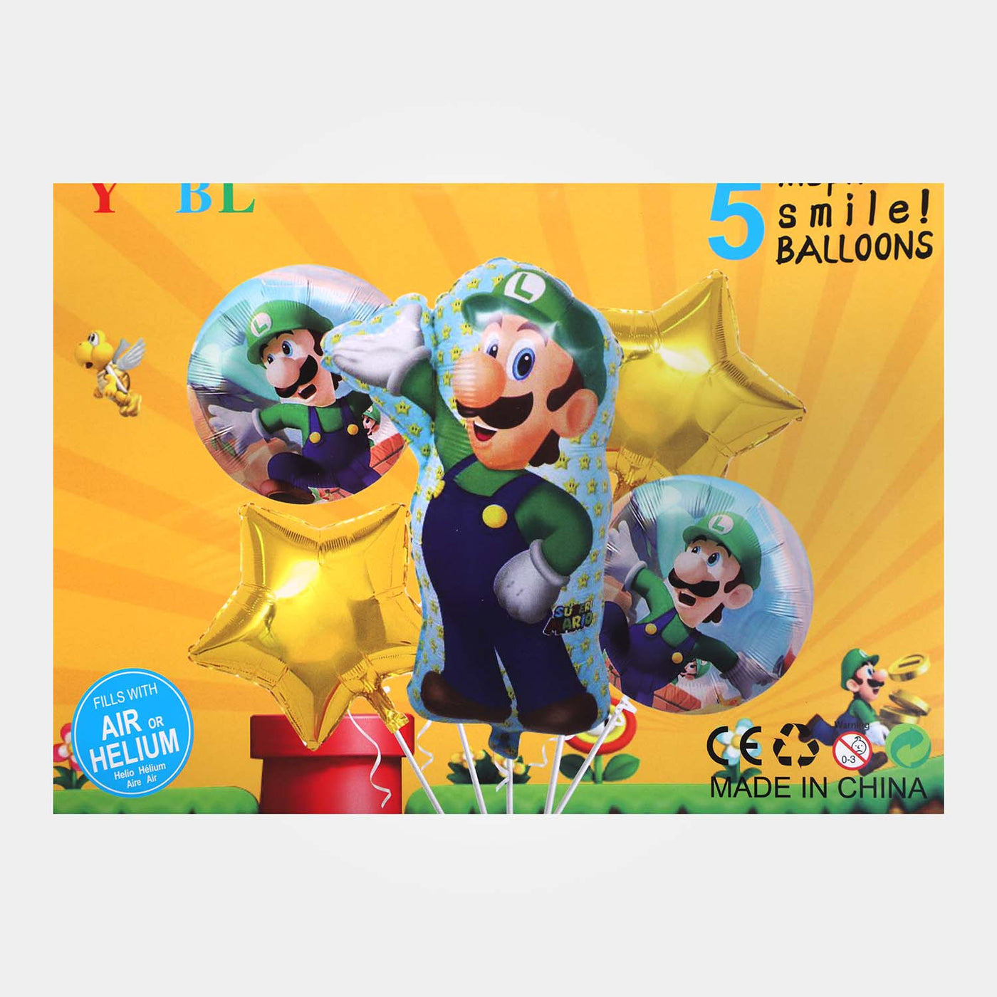 Character Foil Balloon | 5 Pcs