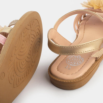 Girls Sandals 456-64-Golden
