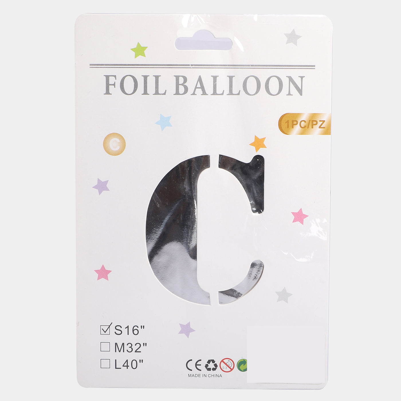 1PC Decoration Alphabet / Letter Balloon | 16 Inches| (C)