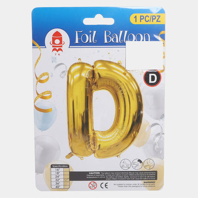 1PC Decoration Alphabet / Letter Balloon | 32 Inches| (D)