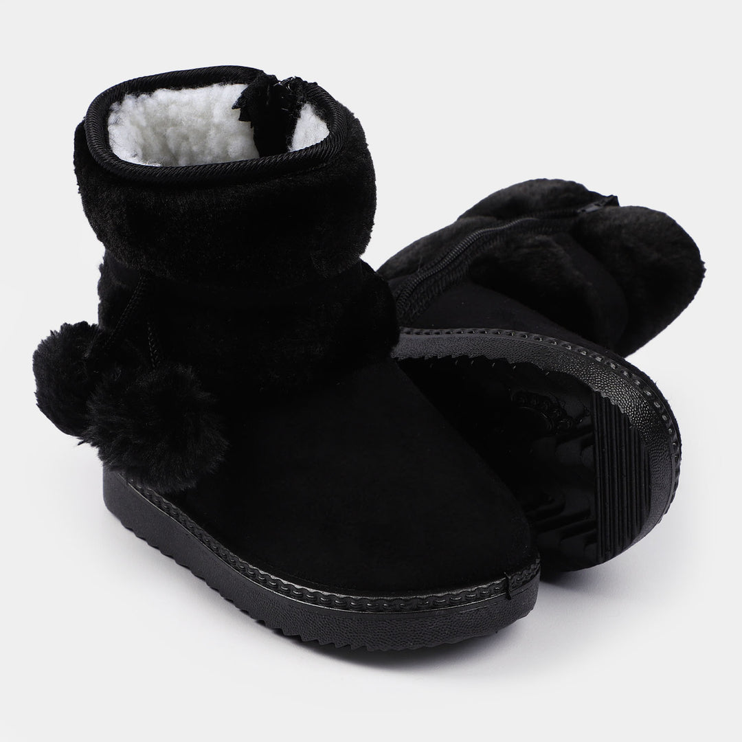 Girls Boots PS-04-BLACK