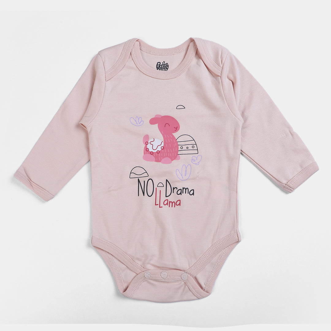 Infant Girls Set 4Pc Llama (R)-Vanilla