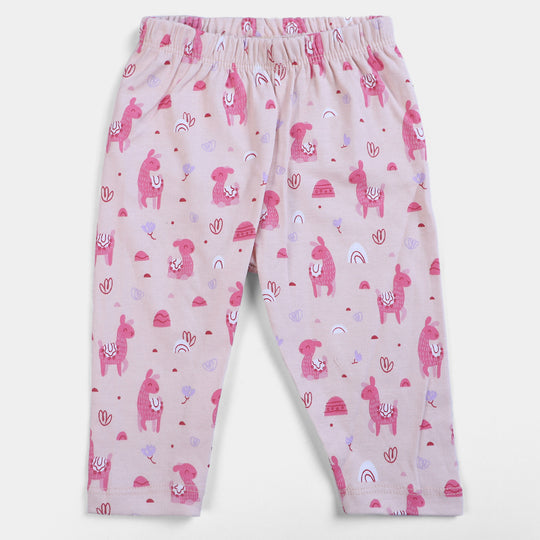 Infant Girls Set 4Pc Llama (R)-Vanilla