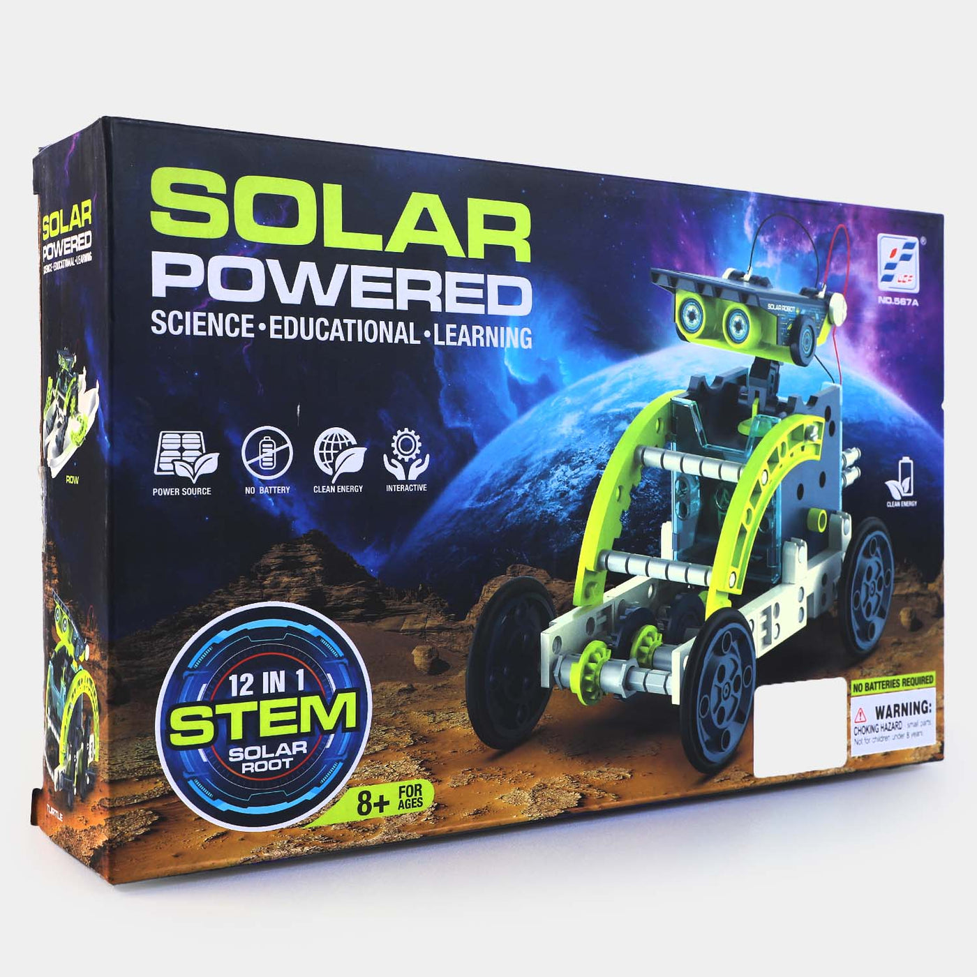 Educational Solar Powered Space Learning Play Set For Kids