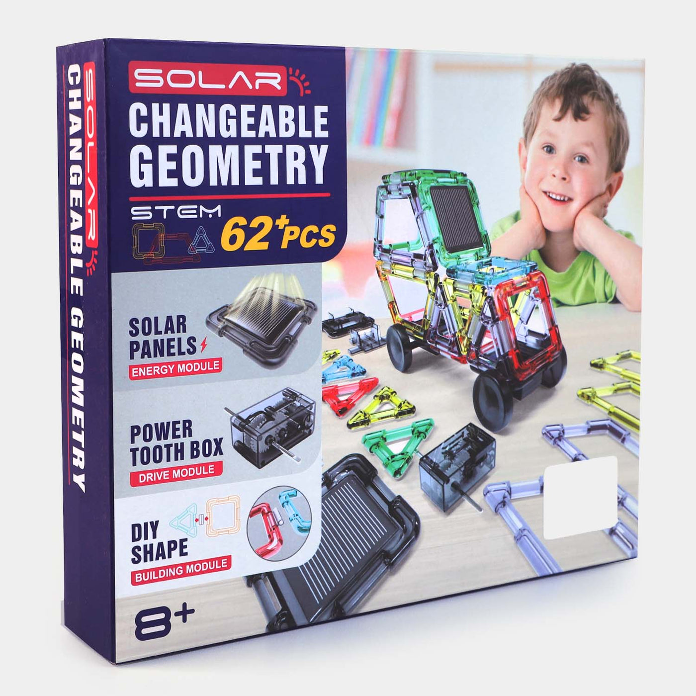 Magnetic Puzzle Solar Play Set For Kids