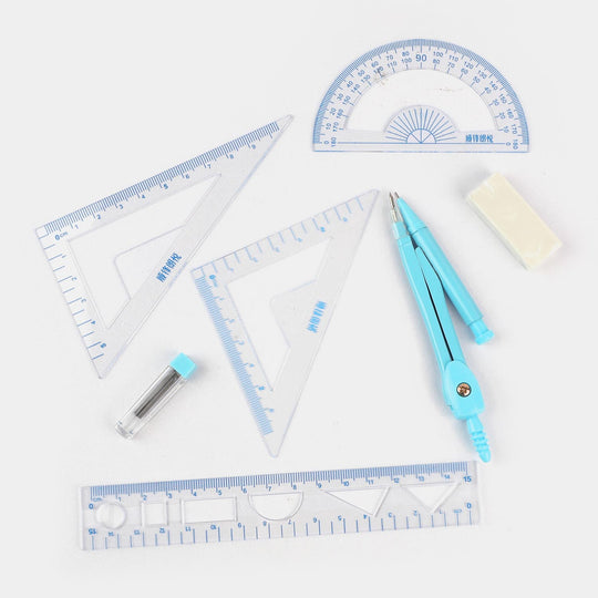 Geometry Set With Box-Blue