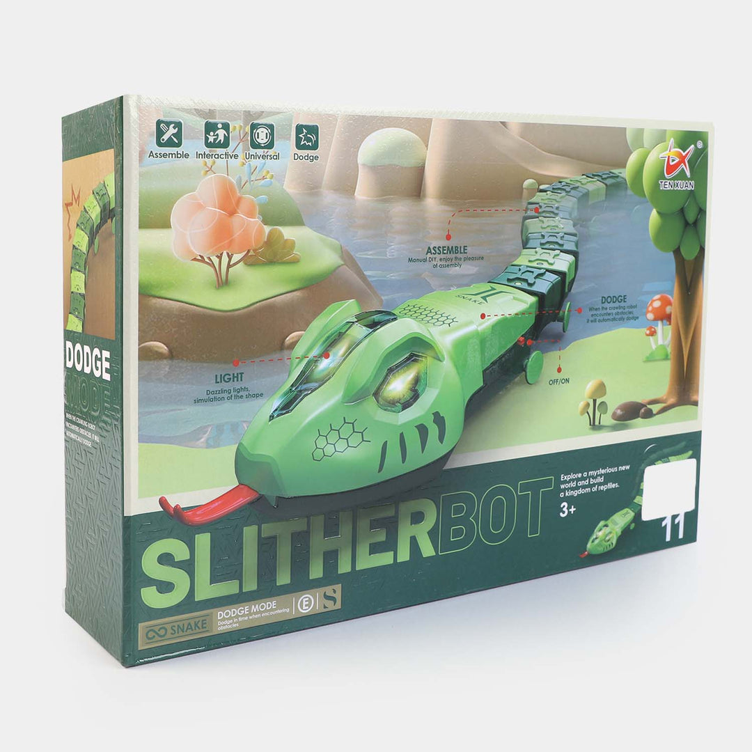 Assembled Slighter Bot/Snake Walking Toy For Kids