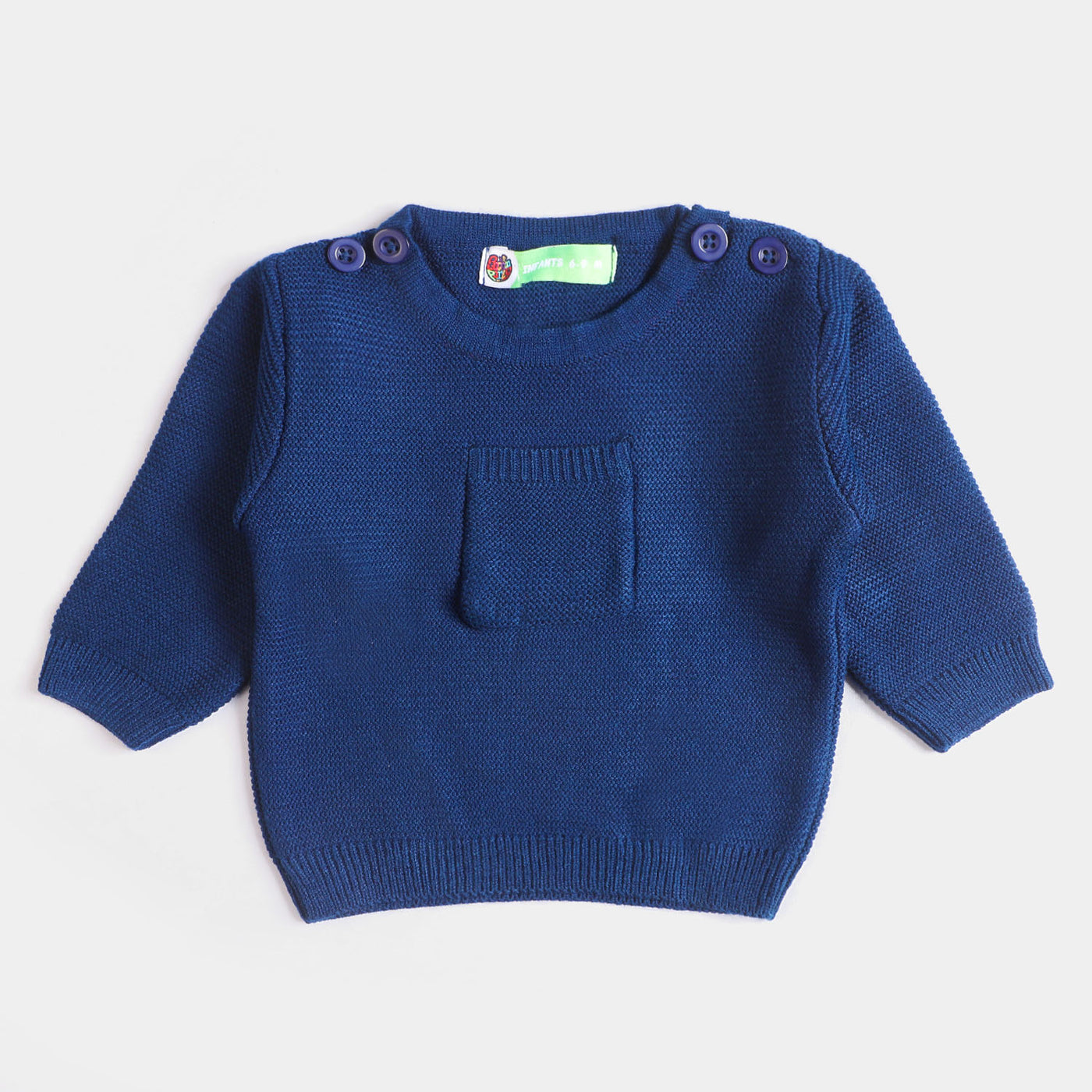 Infant Boys Thermal Knit 2Pcs Suit - Blue