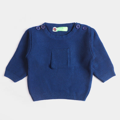 Infant Boys Thermal Knit 2Pcs Suit - Blue