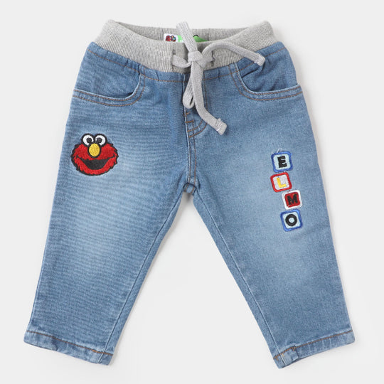 Infant Boys Denim Pant Elmo - Ice Blue