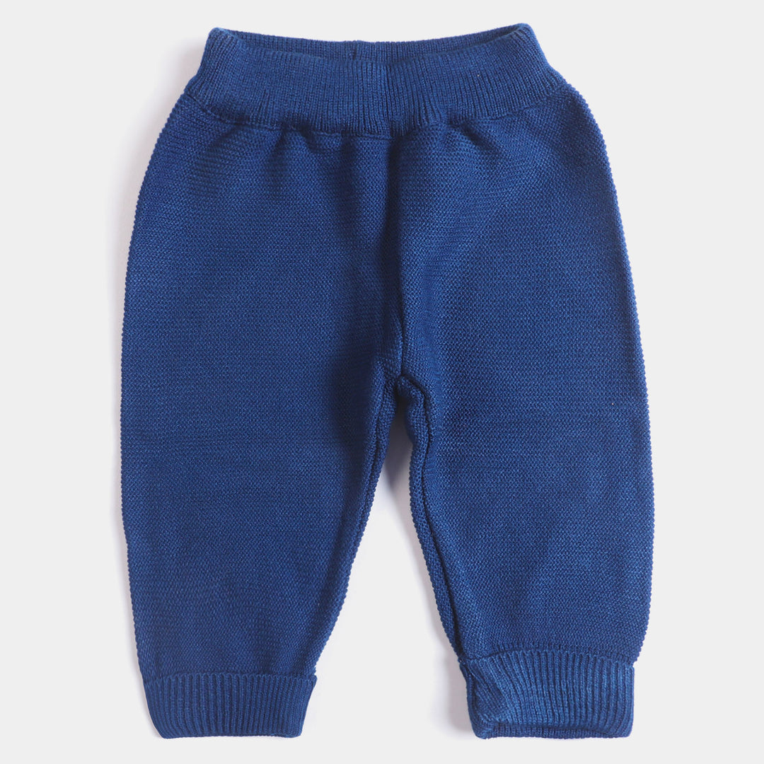 Infant Boys Thermal Knit 2Pcs Suit - Blue
