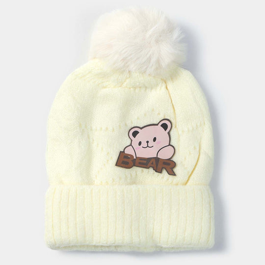 Woolen Cap 6M+ | Cream