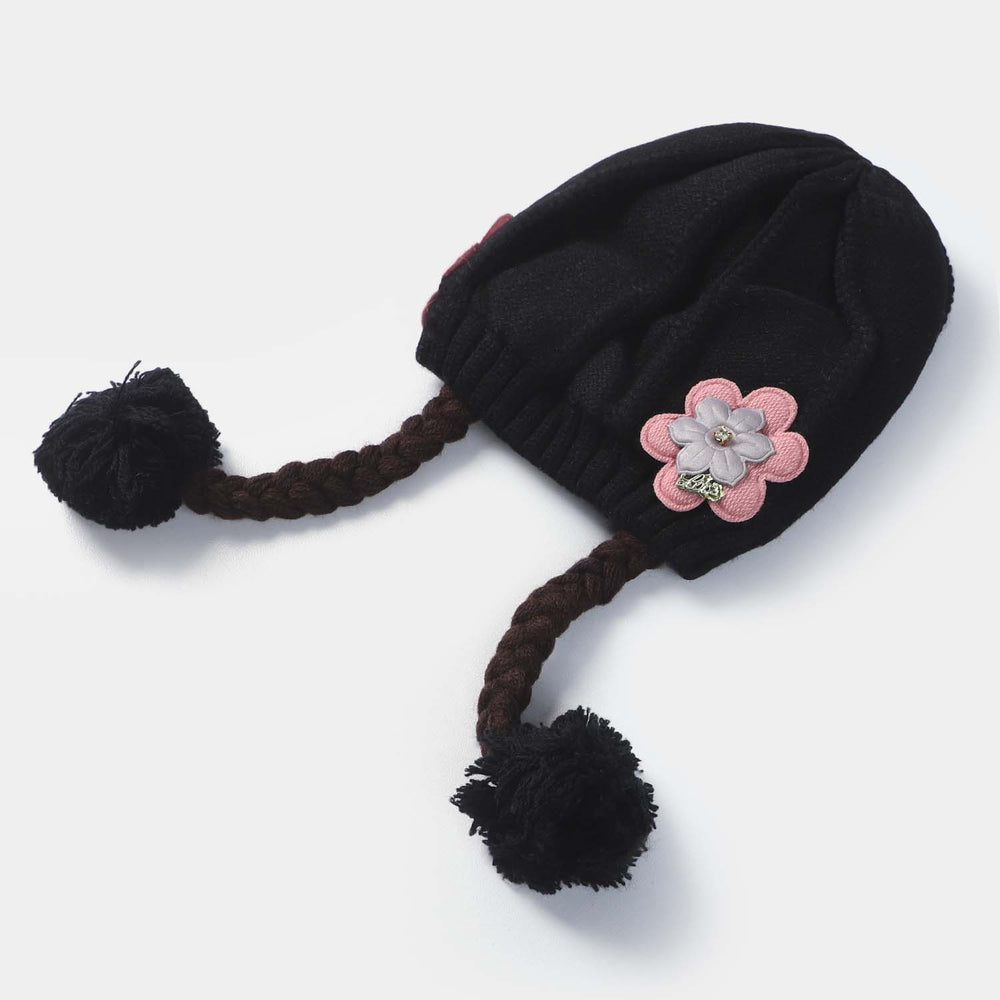 Woolen Cap 6M+ | BLACK