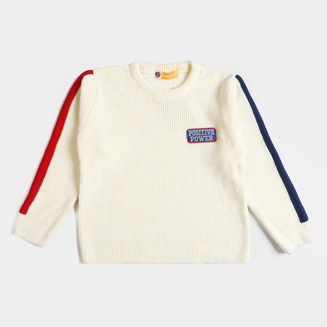 Boys Sweater BS-006-Off-White