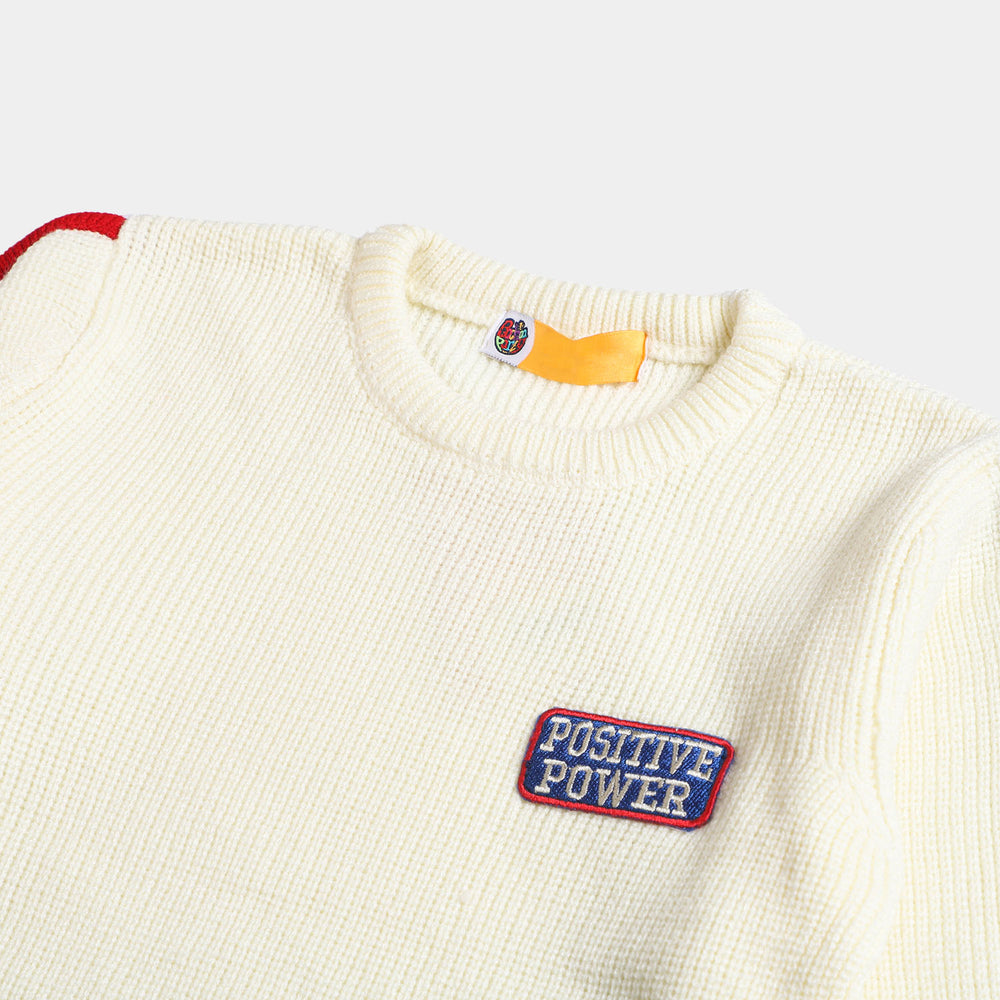 Boys Sweater BS-006-Off-White